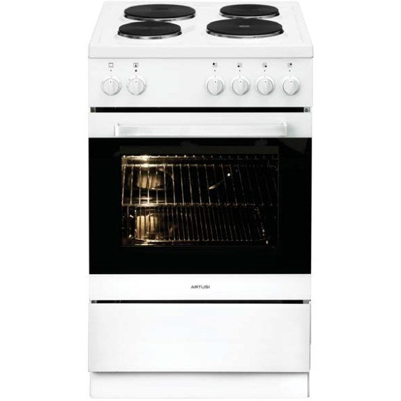 Artusi 54cm Electric Upright Cooker - White