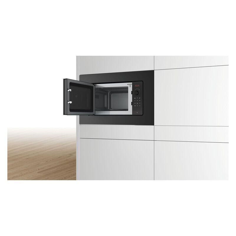 Bosch 25L Built- In Microwave Oven - Black (Series 2)