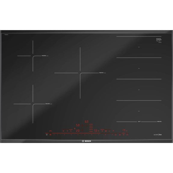 Bosch 80cm Series 8 Flex Indution Cooktop - Black