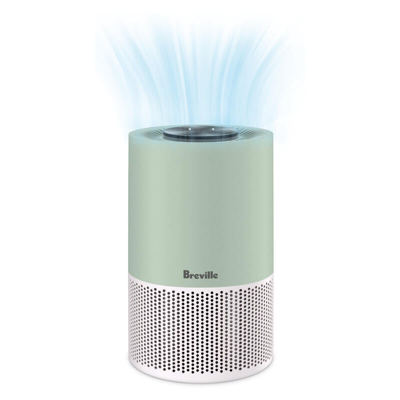 Breville The Smart Air Viral Protect Night Glow Purifier - Stainless Steel Grey