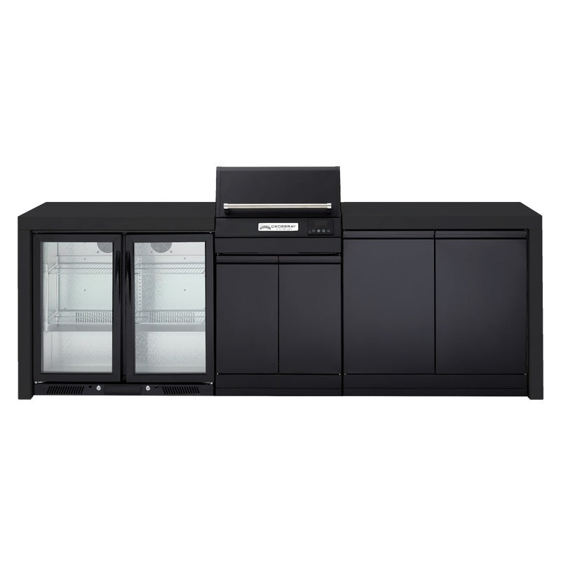 Crossray eXtreme Electric Outdoor Kitchen - Black