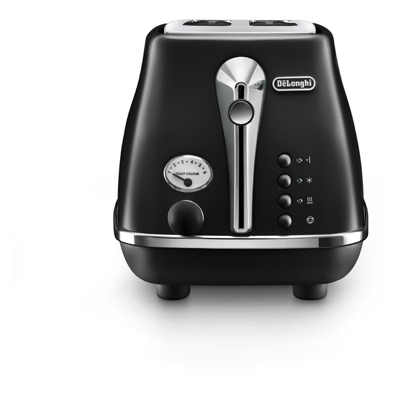 Delonghi Icona Capitals 2 Slice Toaster - Edinburgh Black