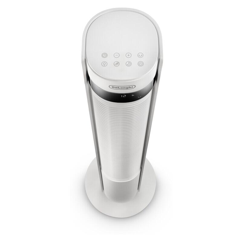 DeLonghi 110cm Oscillating Tower Fan - White