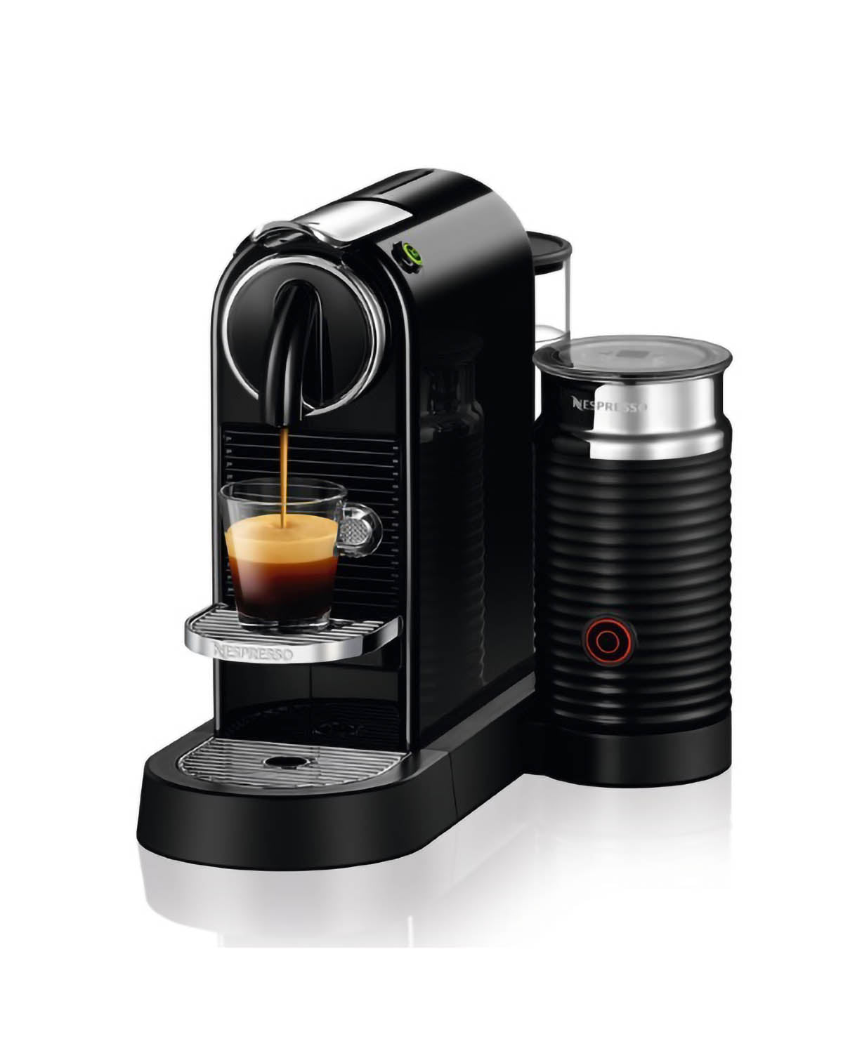 DELONGHI COFFEE MACHINE NESPRESSO CITIZ & MILK - BLACK