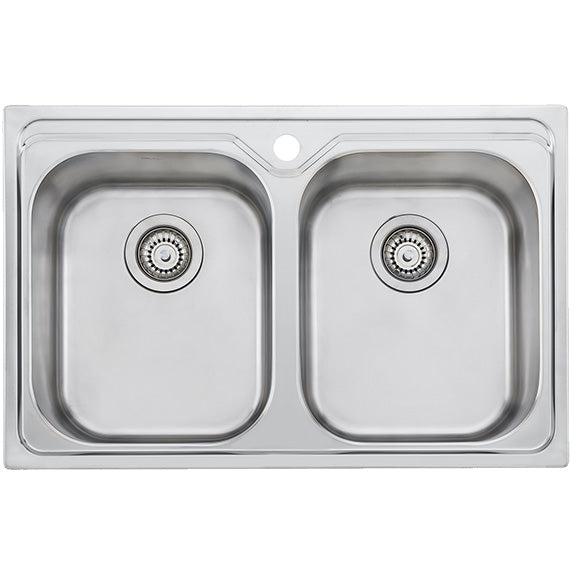 Diaz Double Bowl Universal Sink