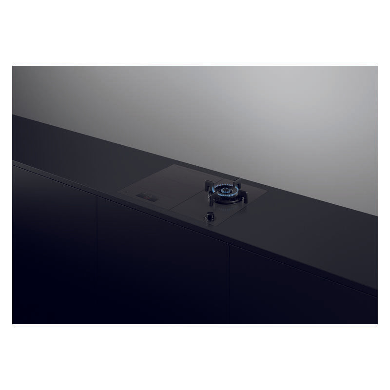 Fisher & Paykel 30cm Series 9 1 Burner Gas Cooktop NG - Black Glass