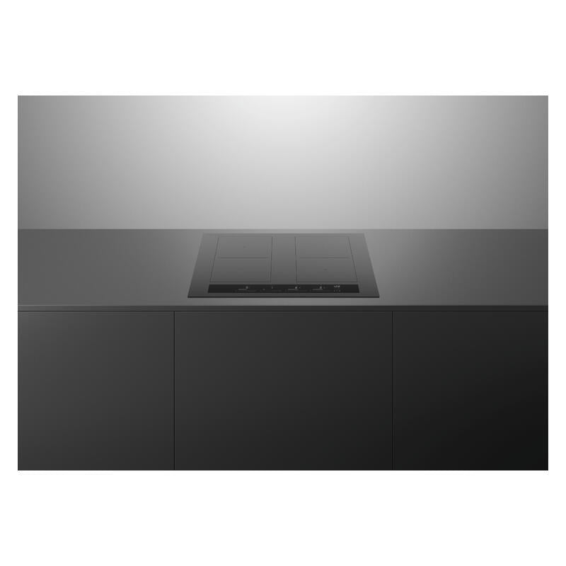 Fisher & Paykel 80cm 4 Zone Induction Cooktop: 2 Smart Zones (Series 7) - Grey