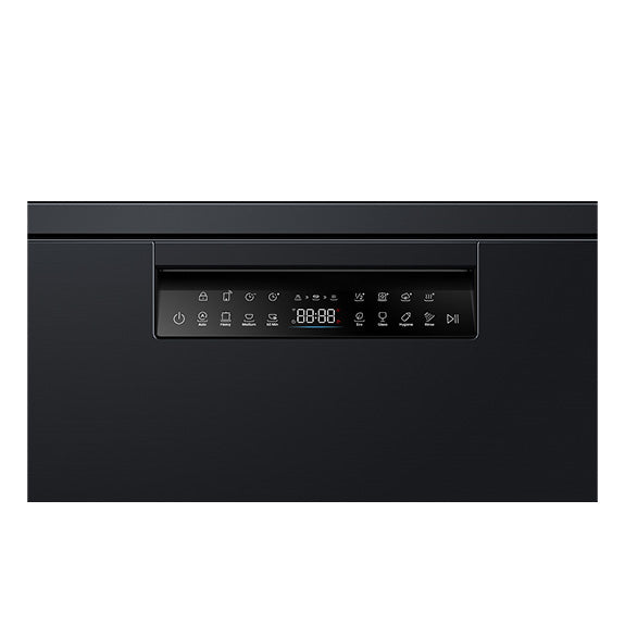 Haier 60cm Freestanding Dishwasher with Steam - Black