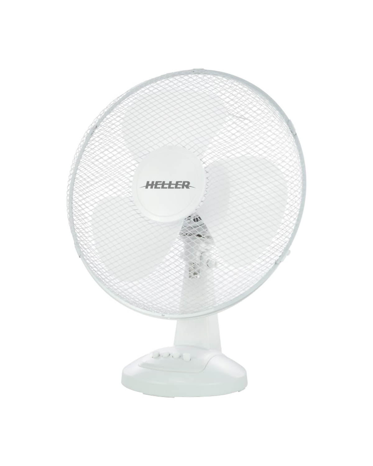 Heller 40cm Desk Fan - White