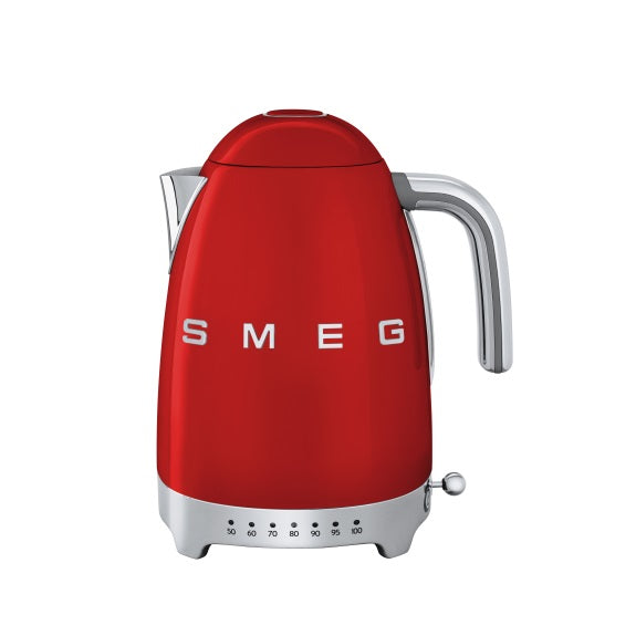 Smeg 1.7 Litre Retro Style Variable Temperature Kettle - Red