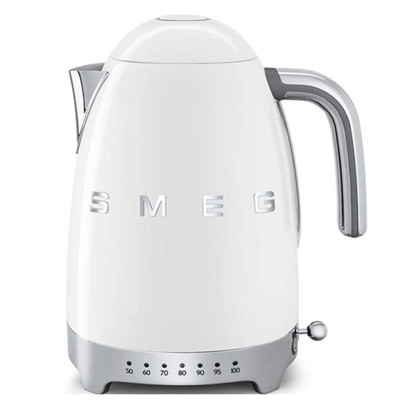 Smeg Retro Style 1.7 Litre Variable Temperature Kettle - White