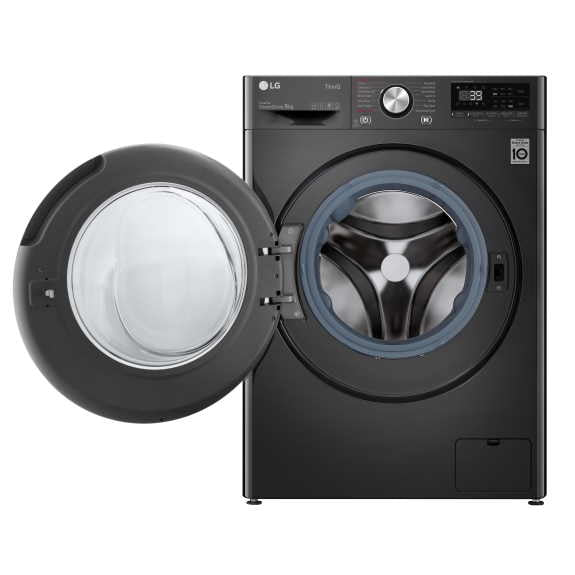 LG 8kg Front Load Washer - Black