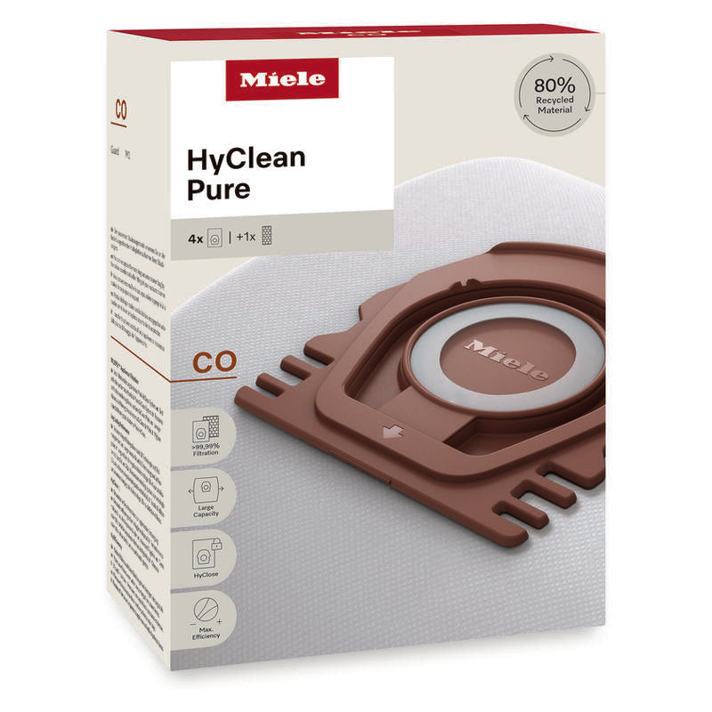 Miele 4 Pack HyClean Pure Vacuum Cleaner Bags for Guard M1 – Billy