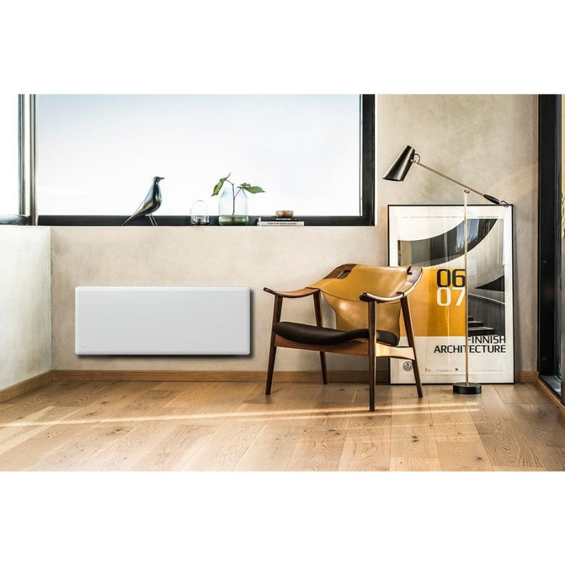 Nobo 1.5kW Slimline Electric Panel Heater with Thermostat & Castors