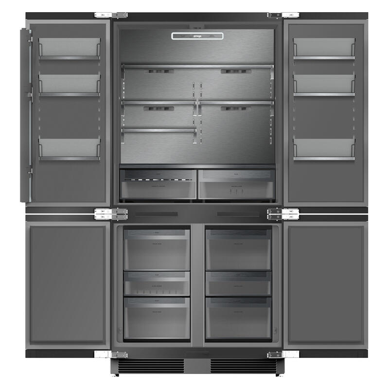Omega 526L Fully Integrated Quad Door Refrigerator