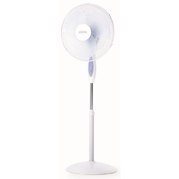 Omega Altise 40cm White Pedestal Fan - White