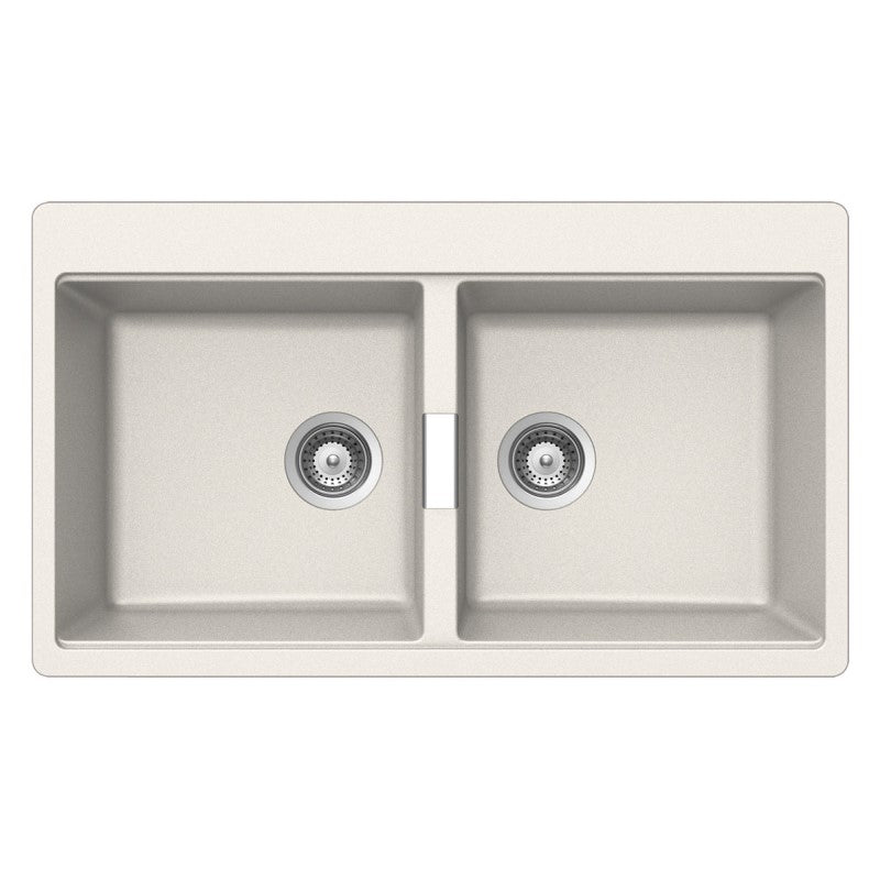 Schock Horizont N200 Double Sink - White