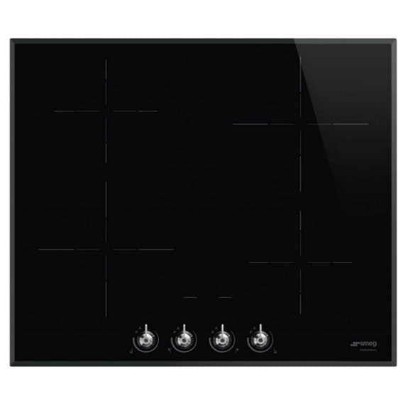 Smeg 60cm 4-Zone Induction Cooktop - Black