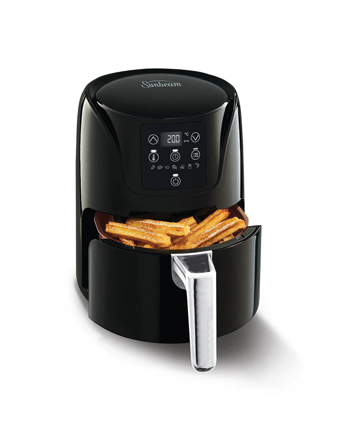 Sunbeam 4 Litre Copper Infused Duraceramic Air Fryer - Black