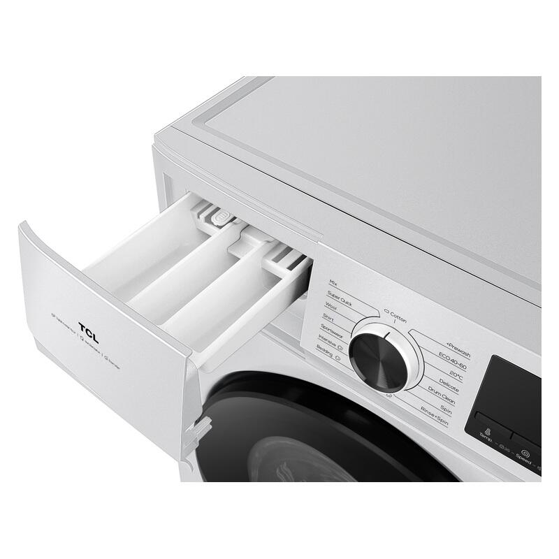 TCL 7.5kg Front Load Washing Machine - White
