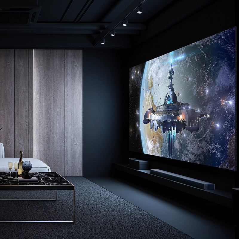 TCL 7.1.4 Channel Dolby Atmos Soundbar with Wireless Subwoofer and Wireless Satellite Speakers