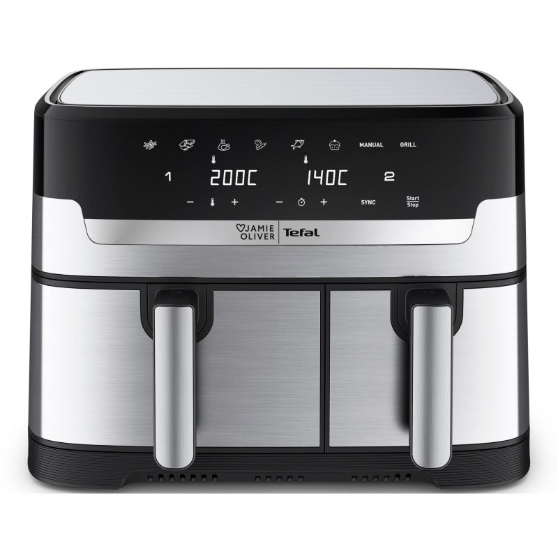 Tefal 8.3L Jamie Oliver Dual Easy Fry Deluxe XXL Air Fryer