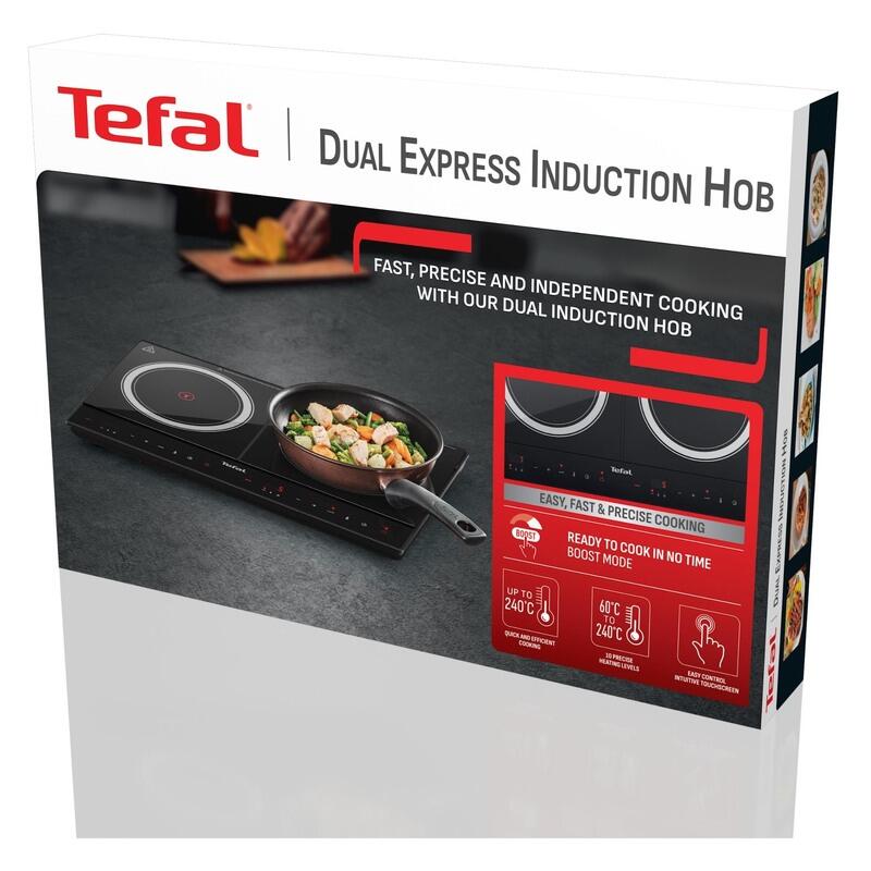 Tefal Dual Express Benchtop Induction Cooktop - Black (IH9038)