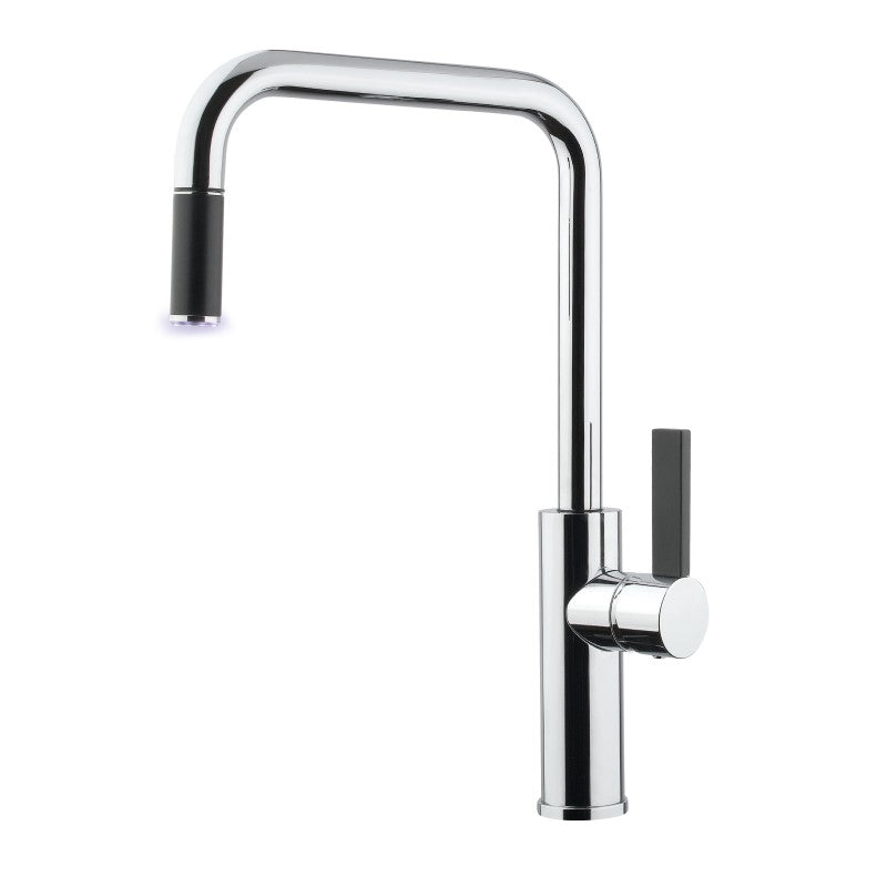 Armando Vicario Square Neck - Silver with Black Lever