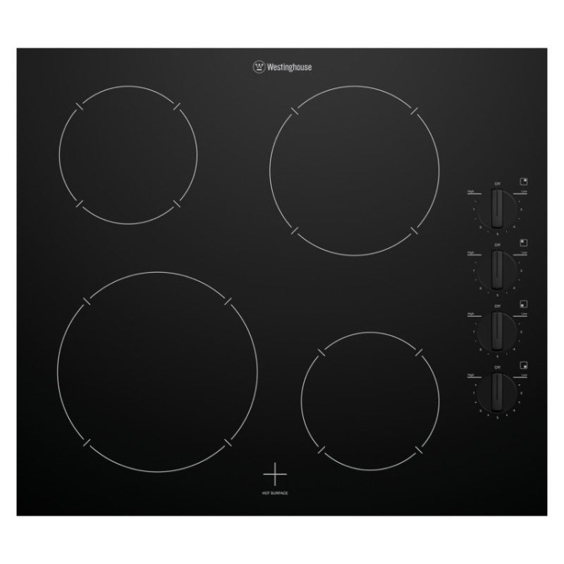 Westinghuse 60cm 4-Zone Cermaic Cooktop - Black (Series 3)