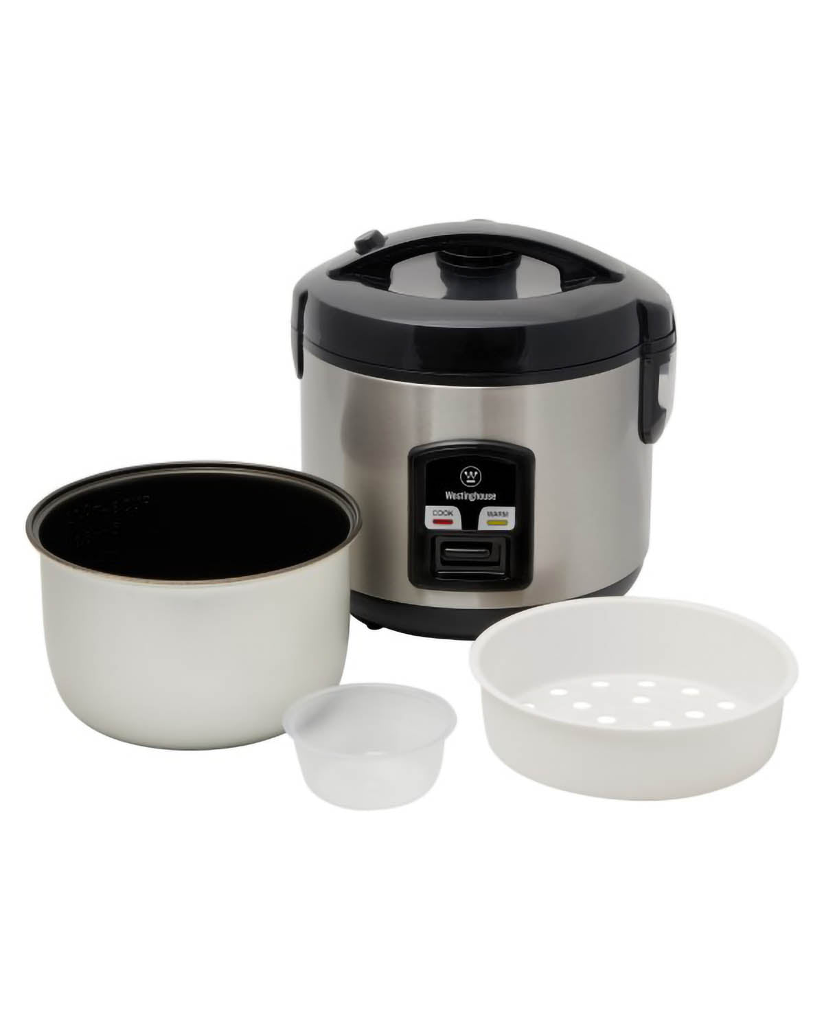Westinghouse 6-Cup Rice Cooker - Stainless Steel