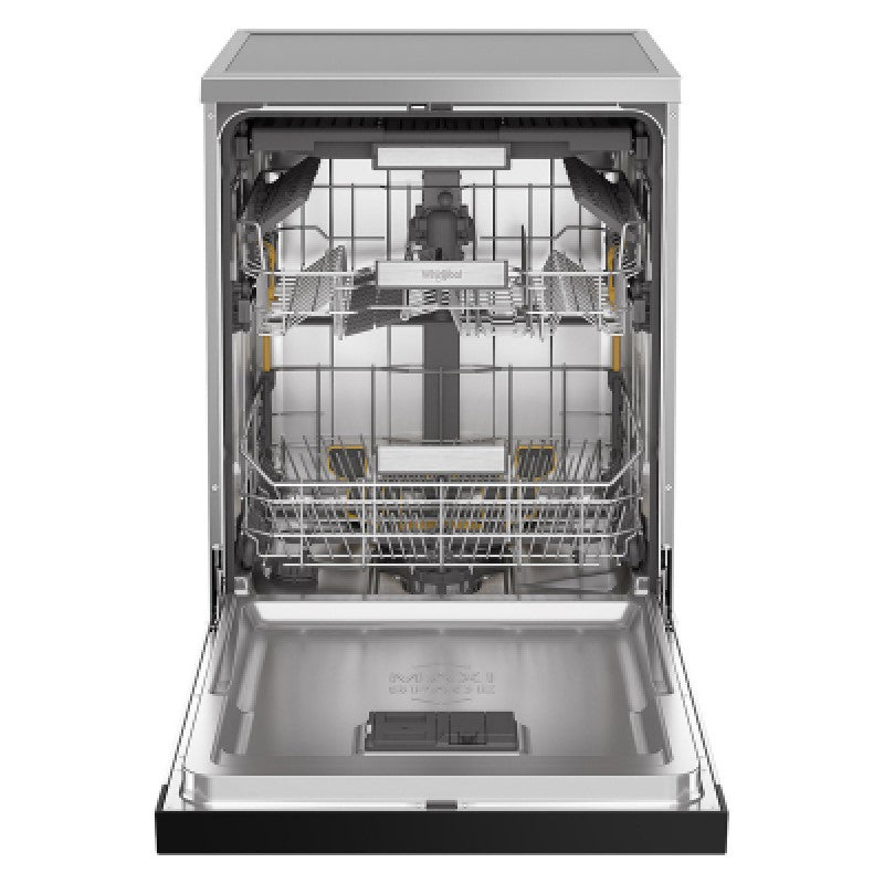 Whirlpool 60cm Freestanding Dishwasher - Stainless Steel