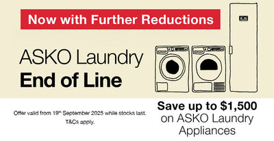 Save up to $1500 on End of Line ASKO Laundry Appliances