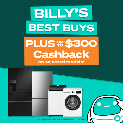 Billy's Best Buys Plus Up to $300 Cashback*