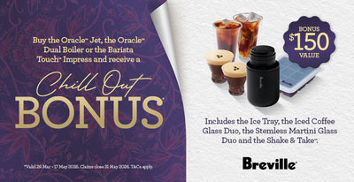 Bonus 'Chill Out' Gift with Breville Espresso Machines