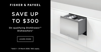 Save up to $300 on Fisher & Paykel Dishdrawers
