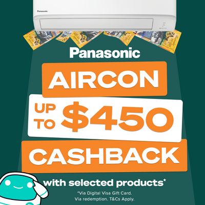Up to $450 Cashback on Panasonic Air Conditioners
