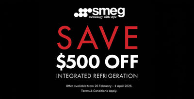 Save $500 on Smeg Integrated Refrigeration
