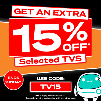 Get 15% Off Selected TVs