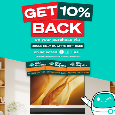 Get 10% Cashback* on Select LG 2025 TVs