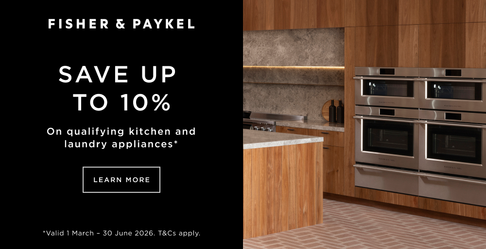 Save up to 10% on Fisher & Paykel Appliances