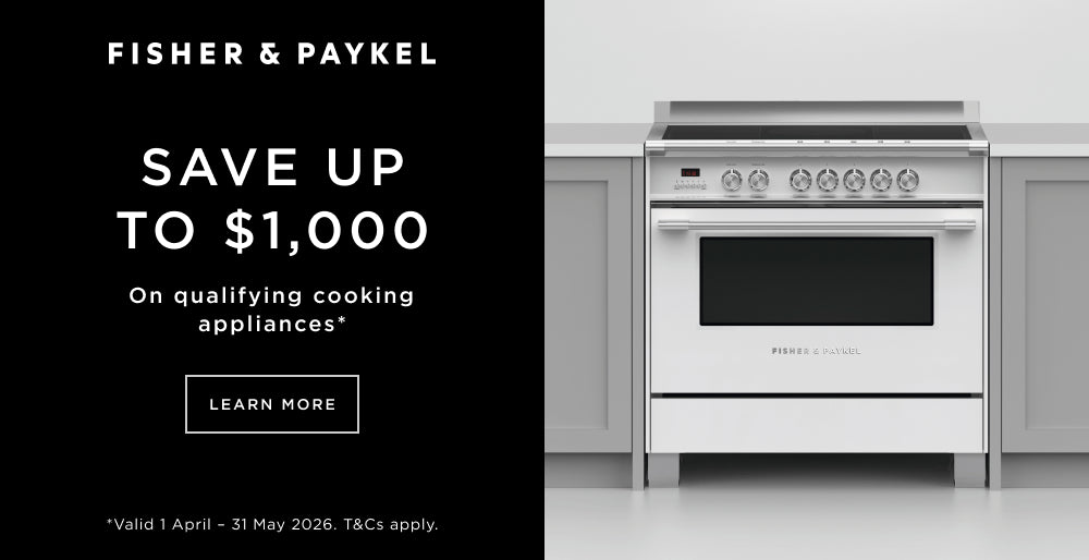 Save up to $1000 on Fisher and Paykel Cooking Appliances