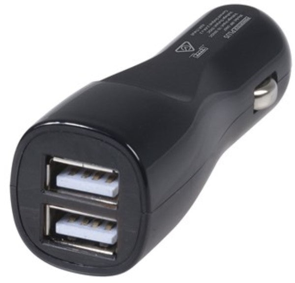 Techbrands 4.8A Dual USB Car Cigarette Lighter Adaptor