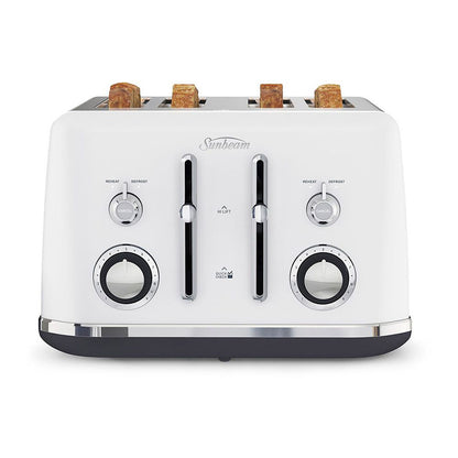 Sunbeam White TA2740W Toaster & KE2700W Kettle Bundle