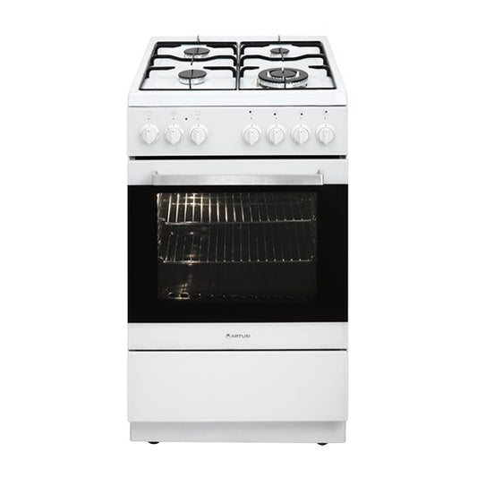 Artusi 54cm Freestanding 4 Burner Gas Cooker