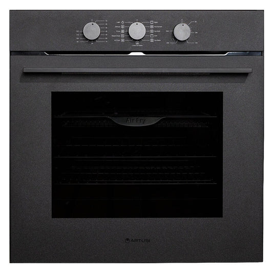Artusi 60cm Built-In Electric Oven Essential Series - Nano Matte Black