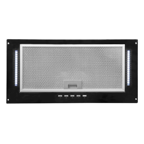 Artusi 60cm Undermount Rangehood -  Matte Black