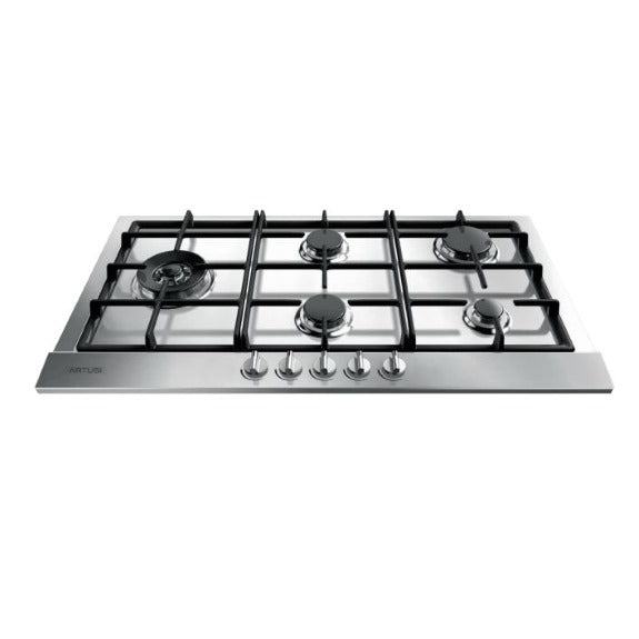 ARTUSI COOKTOP GAS 5 BURNER SS 90CM
