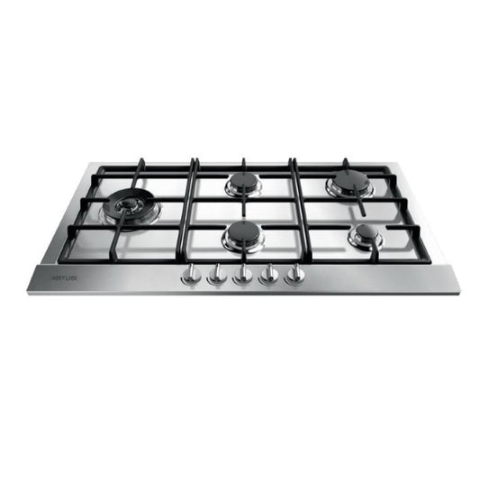 ARTUSI COOKTOP GAS 5 BURNER SS 90CM