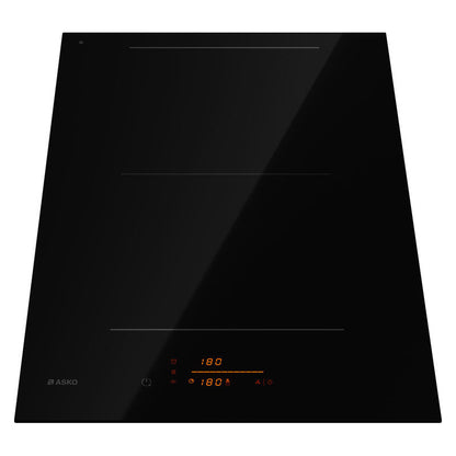 Asko 38cm 2 Zone Induction Cooktop - Black (Series 5)
