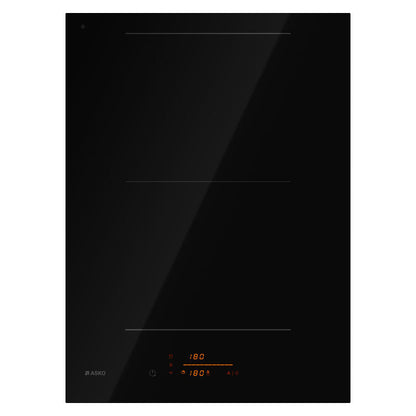 Asko 38cm 2 Zone Induction Cooktop - Black (Series 5)